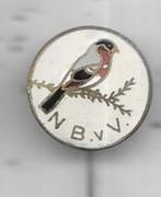 EMAILE N.B.V.V. VOGEL SPELD, Ophalen of Verzenden, Gebruikt, Dier of Natuur, Speldje of Pin