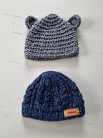 Twee gehaakte babymutsjes, Maat 50, Jongetje of Meisje, Nieuw, Ophalen of Verzenden
