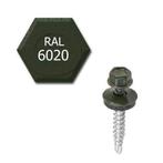 50st sandwich paneel schroeven 3 kleuren GROEN 35mm dak, Ophalen of Verzenden, Nieuw, Minder dan 180 cm, Balken