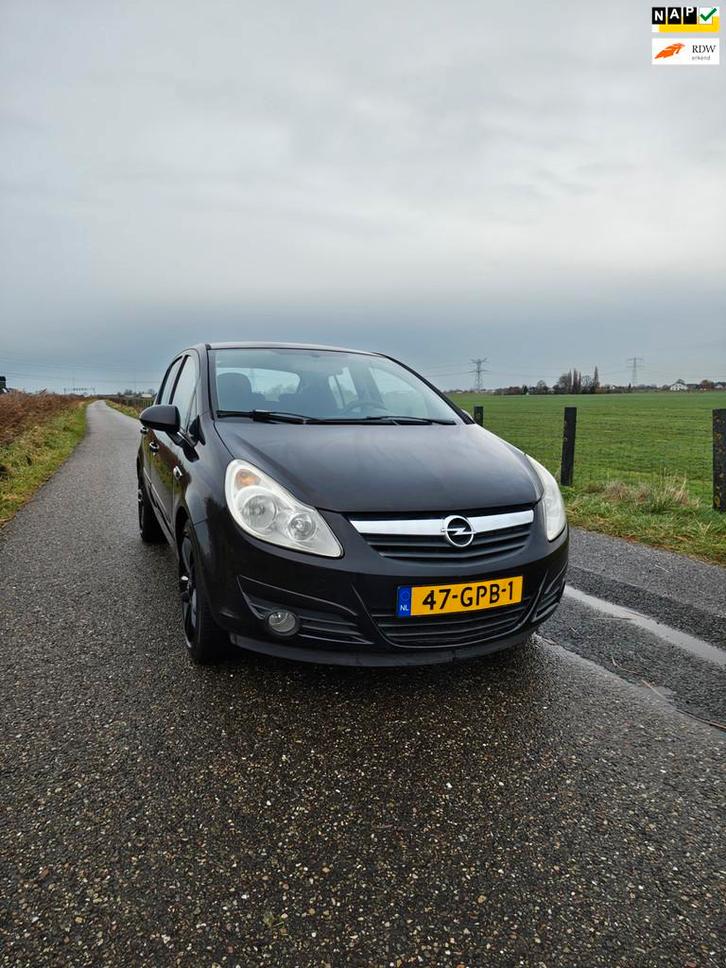 Opel Corsa 1.4-16V Enjoy - 5 DEURS - AIRCO - NAVIGATIESCHERM, Auto's, Opel, Bedrijf, Te koop, Corsa, ABS, Achteruitrijcamera, Airbags
