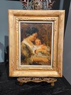 Schilderij Simon Maris (1873-1935) olieverf op hout, Ophalen of Verzenden