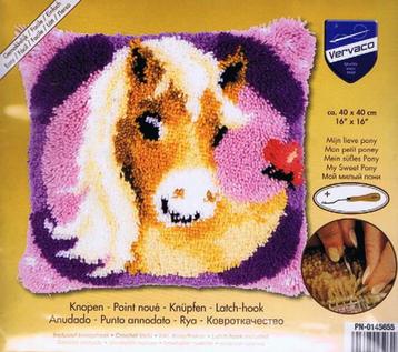 Cado vervaco knooppakket kussen mijn lieve  pony  laatste beschikbaar voor biedingen