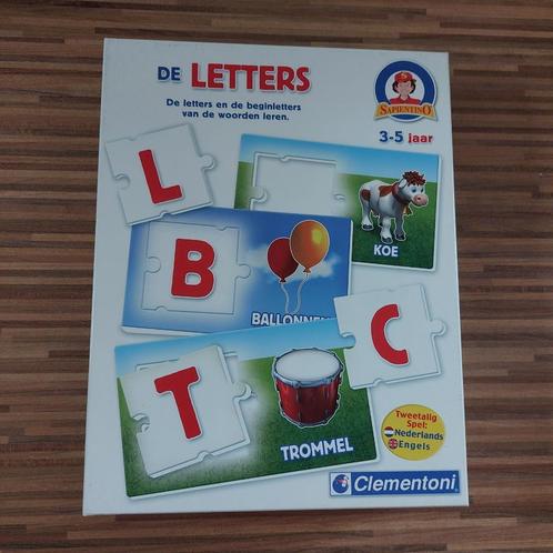 Letters leren van Clementoni, Kinderen en Baby's, Speelgoed | Educatief en Creatief, Zo goed als nieuw, Puzzelen, Taal en Lezen