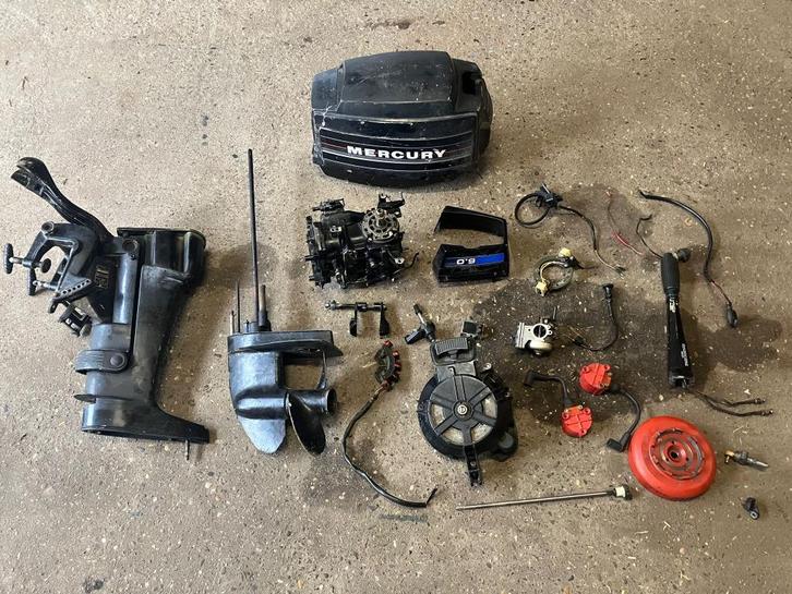 Mercury 6 7,5 9,8 pk 2 takt  buitenboordmotor onderdelen, Watersport en Boten, Accessoires en Onderhoud, Gebruikt, Motor en Techniek