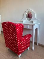 Kaptafel met fauteuil voor kinderen, Kinderen en Baby's, Kinderkamer | Tafels en Stoelen, Ophalen, Gebruikt, Tafel(s) en Stoel(en)