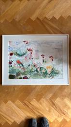 Schilderij kippen in de tuin, Ophalen