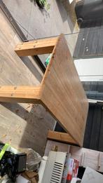 Massief grenen tafel, Huis en Inrichting, Tafels | Eettafels, 200 cm of meer, Gebruikt, Rechthoekig, Ophalen