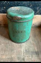 Sale Groen kruiden blikje, Ophalen of Verzenden