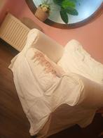 Ektorp bank+stoel, Huis en Inrichting, Ophalen, Gebruikt, 75 tot 100 cm, Stof