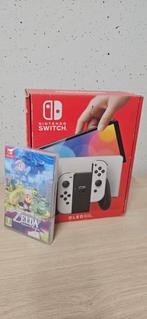Nintendo Switch Oled, Spelcomputers en Games, Spelcomputers | Nintendo Switch, Ophalen of Verzenden, Zo goed als nieuw, Met 2 controllers