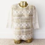 Kanten Vintage Truitje (M) - 65 € 20,-, Kleding | Dames, Maat 38/40 (M), Beige, Ophalen of Verzenden, Zo goed als nieuw