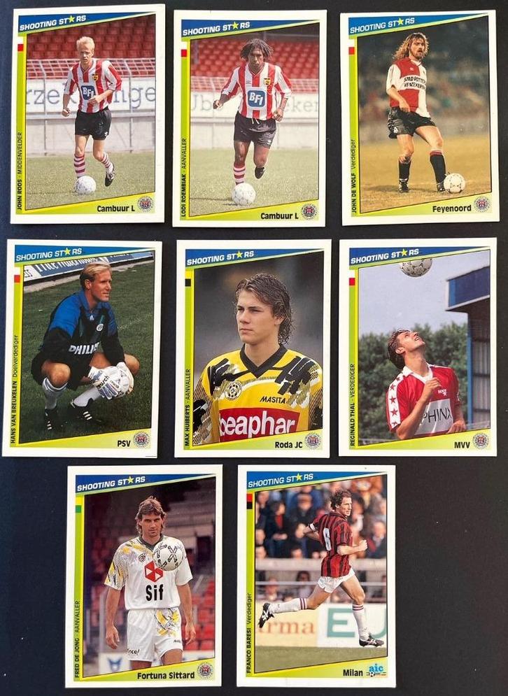 Shooting Stars 1992-1993, Verzamelen, Sportartikelen en Voetbal, Zo goed als nieuw, Spelerskaart, Overige binnenlandse clubs, Ophalen of Verzenden
