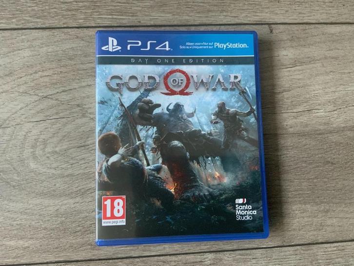 Playstation 4 - God of War Day One Edition PS4, Spelcomputers en Games, Games | Sony PlayStation 4, Zo goed als nieuw, Avontuur en Actie
