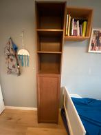 Billy boekenkast essen bruin 40x28x202, 200 cm of meer, Zo goed als nieuw, Met deur(en), 50 tot 100 cm
