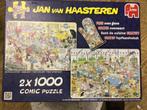 Jan van Haasteren 2 x 1000 stuks Zeebanket / Taartentoernooi, Ophalen of Verzenden, Meer dan 1500 stukjes, Zo goed als nieuw, Legpuzzel