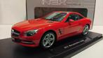 Mercedes Benz SL 500 rood 2012 Welly metal 1:18 KRD, Ophalen of Verzenden, Zo goed als nieuw, Welly