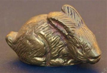 Koperen haas - Hoogte 3,2 cm (20)          beschikbaar voor biedingen