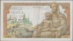 Frankrijk 1000 francs 1942 gebruikt p.102 (nr 21), Verzenden, Frankrijk, Los biljet