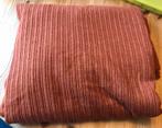 Gebreide stof bruin oranje 80 x 280, Wol, Bruin, Ophalen of Verzenden, 30 tot 120 cm