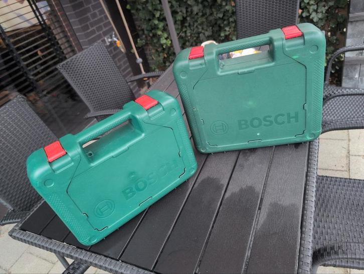 2 Lege Bosch Boormachine Koffers, Doe-het-zelf en Verbouw, Gereedschapskisten, Gebruikt, Ophalen of Verzenden