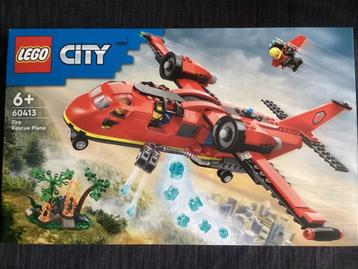NIEUW Lego City Brandweervliegtuig (60413) beschikbaar voor biedingen