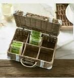 Riviera maison suitcase tea box, Ophalen of Verzenden, Nieuw