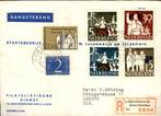 Dienst - PTT - Frankering - Duitsland - 1964, Postzegels en Munten, Brieven en Enveloppen | Nederland, Ophalen of Verzenden, Envelop