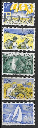 Nederland Zomerzegels NVPH 513-517, Postzegels en Munten, Postzegels | Nederland, Verzenden, Na 1940, Gestempeld