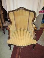 FAUTEUIL STOEL ANTIEKE OUD CLASSIC, Huis en Inrichting, Fauteuils, Ophalen, Minder dan 50 cm, Gebruikt, 75 tot 100 cm