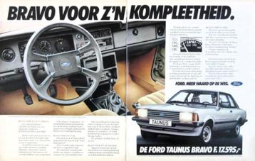 7 vintage advertenties reclames Ford Taunus autos 1981 auto beschikbaar voor biedingen