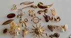 Lots of Vintage Goudkleurige brochespelden, Ophalen of Verzenden, Zo goed als nieuw, Goud, Overige materialen