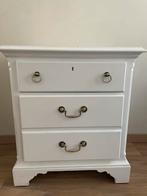 Vintage witte commode met lades, Gebruikt, Met lade(s), 25 tot 50 cm, Overige houtsoorten