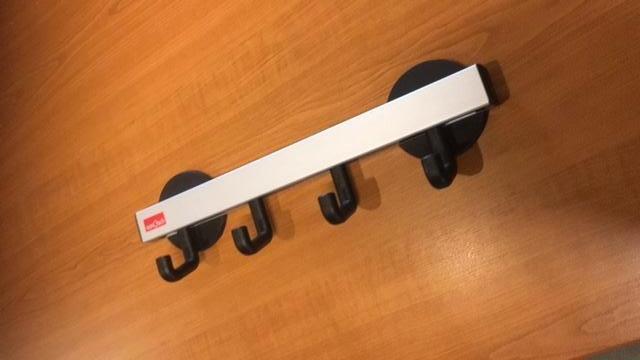 Van Esch magneet kapstok, Huis en Inrichting, Woonaccessoires | Kapstokken, Gebruikt, Wandkapstok, Minder dan 100 cm, Metaal, Ophalen