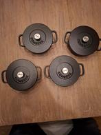 44 comebekk mini dutchovens diverse kleuren, Gietijzer, Nieuw, Ophalen of Verzenden, Keramische plaat