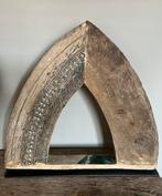 Te koop mooi decoratie oud hout op standaard, Huis en Inrichting, Woonaccessoires | Overige, Ophalen, Gebruikt