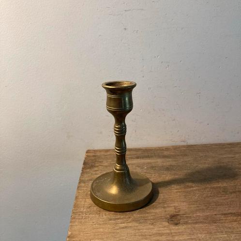 Koperen Kandelaar - 10 cm, Antiek en Kunst, Antiek | Kandelaars, Koper of Brons, Ophalen of Verzenden