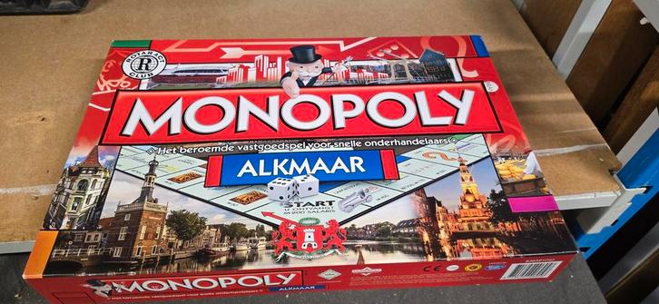 Monopoly Alkmaar - Nieuw in doos!, Hobby en Vrije tijd, Gezelschapsspellen | Bordspellen, Nieuw, Een of twee spelers, Drie of vier spelers