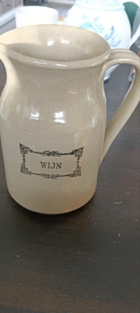 Vintage MOIRA Wijnkan - Handgemaakt Engels Steengoed, Huis en Inrichting, Ophalen of Verzenden, Gebruikt