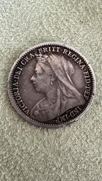 1899 Great Britain Victoria Three Pence, Postzegels en Munten, Munten | Europa | Niet-Euromunten, Verzenden, Overige landen