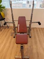 Halter bankje + Curl opklapbaar, Ophalen, Zo goed als nieuw, Borst, Fitnessbank