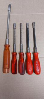flexibele schroeverdraaiers 5 stuks, Doe-het-zelf en Verbouw, Gereedschap | Handgereedschap, Ophalen, Gebruikt