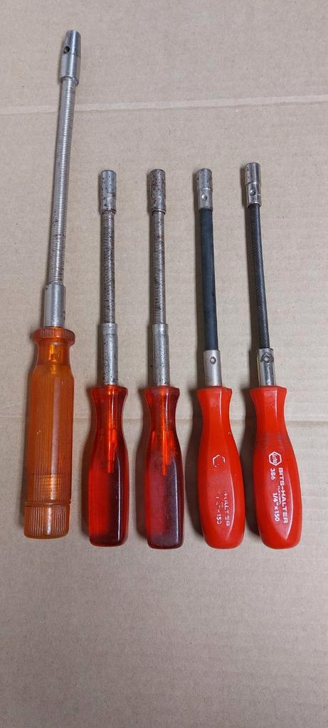 flexibele schroeverdraaiers 5 stuks, Doe-het-zelf en Verbouw, Gereedschap | Handgereedschap, Gebruikt, Ophalen