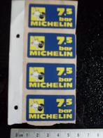 4x sticker michelin bibendum bandendruk 7.5 bar autobanden, Verzamelen, Stickers, Ophalen of Verzenden, Merk, Zo goed als nieuw