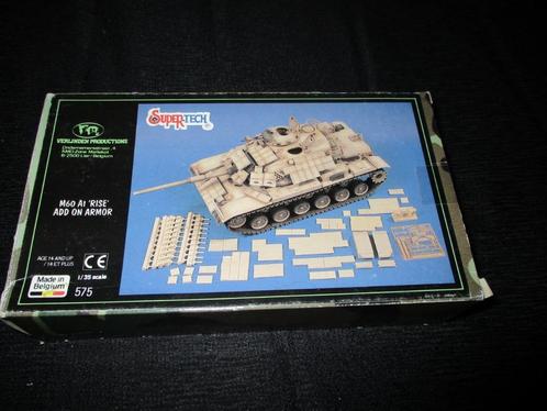 D-377,VERLINDEN 1-35,NO,575,M60 A1 'Rise' Add On Armor, Hobby en Vrije tijd, Modelbouw | Auto's en Voertuigen, Nieuw, Verzenden