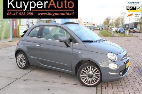 Fiat 500 C 0.9 TwinAir Turbo Lounge cabrio 1 e eig navi clim, Auto's, Fiat, Bedrijf, Te koop, 500C, ABS, Airbags, Airconditioning