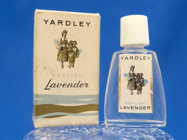 Mini - YARDLEY - Enlgish Lavender - 7,5ml - edt - 6cm, Verzamelen, Parfumverzamelingen, Gebruikt, Miniatuur, Gevuld, Ophalen of Verzenden