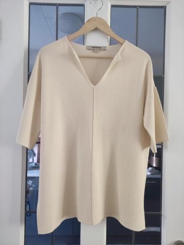 Natan Trui Crème V-hals maat L  beschikbaar voor biedingen