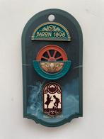 Efteling pin set Baron 1898 op kaartje EPP 492/493/494, Ophalen of Verzenden, Nieuw, Button of Speldje