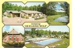 Ansichtkaart 	Ommen	De Kleine Wolf	Camping	4-luik, Verzenden, 1980 tot heden, Gelopen, Overijssel