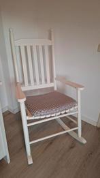 Nette schommelstoel, Huis en Inrichting, Stoelen, Ophalen, Wit, Zo goed als nieuw, Eén